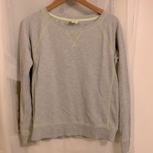 $5/25 Sonoma intimates gray and lime green sweatshirt